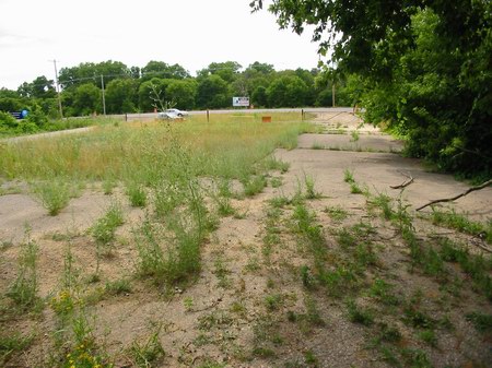 Northside Drive-In Theatre - Driveways Now - Photo From Water Winter Wonderland (newer photo)